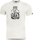 Pentagon Κοντομάνικο T-shirt Στρατού σε Λευκό Χρώμα