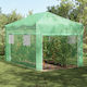 vidaXL 42006644 Greenhouse Pop-Up with Metal Frame 4.3x2.9x3.15m