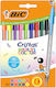 BIC Cristal Στυλό Ballpoint Σετ 10τμχ (Διάφορα Χρώματα)