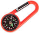 Metallic Ring Compass 7cm Red