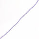 Lace Knitted Purple Lurex 0.3cm Meter