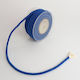 Cotton Lace Tassel 6mm x 10m Ecru Blue