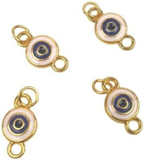 Metallisches Set/20 1cm Armband Gold Navy Blau