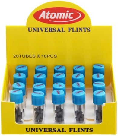 Кутия 20 Кутийки Камъни За Запалки Atomic Universal Flint 10 Броя За Всички Запалки