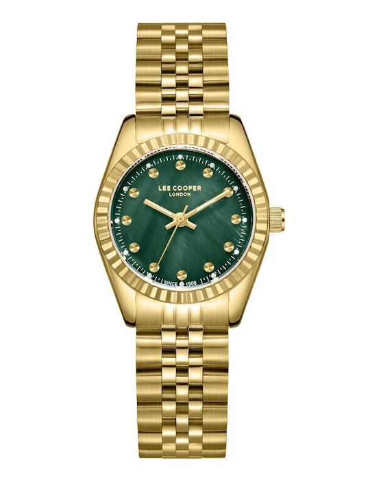 Lee Cooper Women's Watch with Gold Metal Bracelet