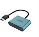 Onten Μετατροπέας HDMI / VGA female σε HDMI / VGA female 1τμχ