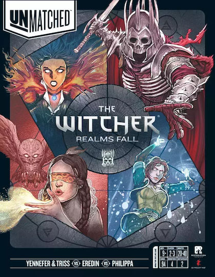 Επιτραπέζιο Παιχνίδι Unmatched The Witcher: Realms Fall για 2-3 Παίκτες 9+ Ετών Restoration Games