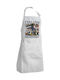 Koupakoupa Italian Brainrot Ποδιά Κουζίνας Λευκή 22x40cm KP_30620_apron-bbq-adult
