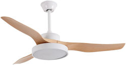 Inlight Nitinat 132cm cu Lumină Bej / Alb