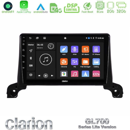 Clarion Автомобилна Аудио Система (Блутут/USB/WiFi/GPS/Apple-Carplay/Android-Auto) с Тъчскрийн 9"