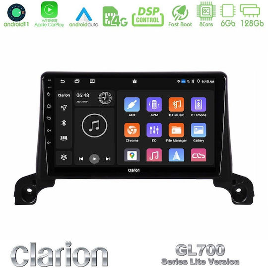 Clarion Автомобилна Аудио Система (Блутут/USB/WiFi/GPS/Apple-Carplay/Android-Auto) с Тъчскрийн 9"