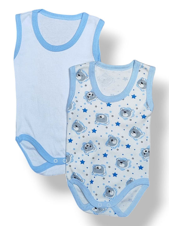 Babydom Σετ Φορμάκια Λευκό, Θαλασσί 2τμχ