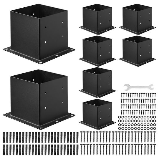 Vevor Base for Pergola made of Metal 8pcs