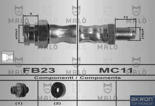 Μαρκουτσι Φρενου Doblo 1.3mjd-1.4 1.9 Mjd Εμπρ Μηκος 515μμ 80448 80448-10054