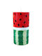 Handmade Candle Watermelon 8 X 15 Cm