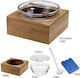 Bamboo Case Set Bowl 26x26x11cm Hole Ø22 Cm