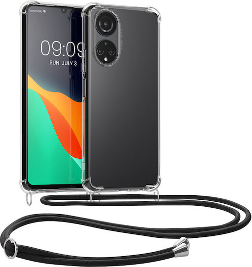 KWmobile Back Cover Silicone with Strap Transparent (Honor X7)