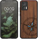 KWmobile Wood Задна корица Дърво Кафяв (Motorola Edge 30)