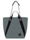 Maui & Sons Fabric Gray Beach Bag
