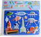 Bb028 Buddy Barney Set aus Weltraum-Stencils