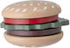 Ξύλινο Παιδικό Παιχνίδι Burger 2+ετών Bloomingville 7x5cm