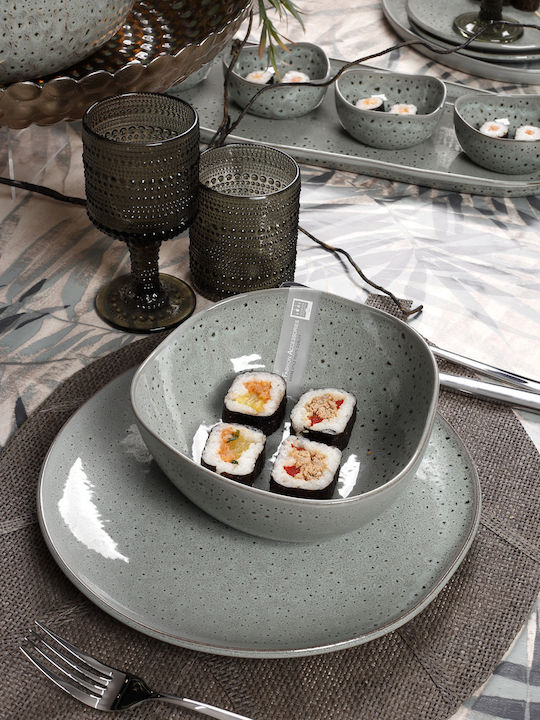 Geschirrset Porzellan Granite Inglazed Cremé Hfa – 20 Stück