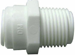 Male Thread In-line Quick-3/8" Npt-1/2" Male