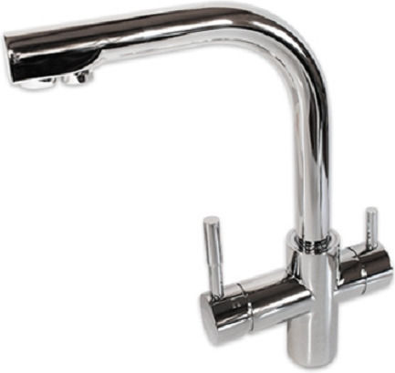 Robinet Filtru Apă Triplu Rece Cald Filtrat Crom Drinktap Wf3-3