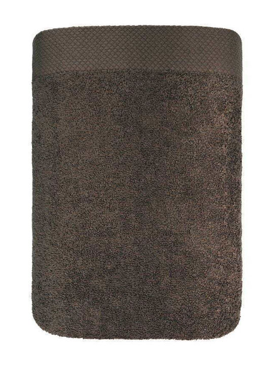Faro Badehandtuch 70x140εκ. Brown Gewicht 500gr/m²