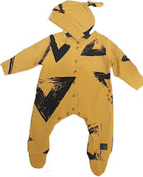 Moi Noi Baby Bodysuit Long-Sleeved MUSTARD