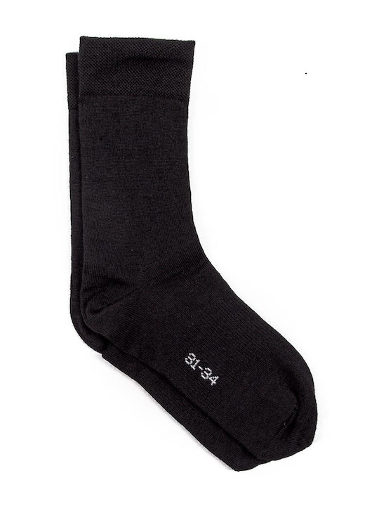 Kids' Socks Knee-High Black 22850 BLACK