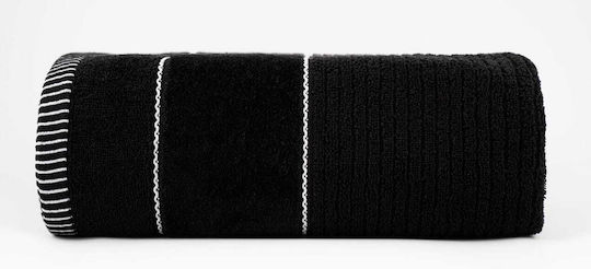 Detexpol Πετσέτα Σώματος 70x140εκ. Μαύρη Βάρους 470gr/m²