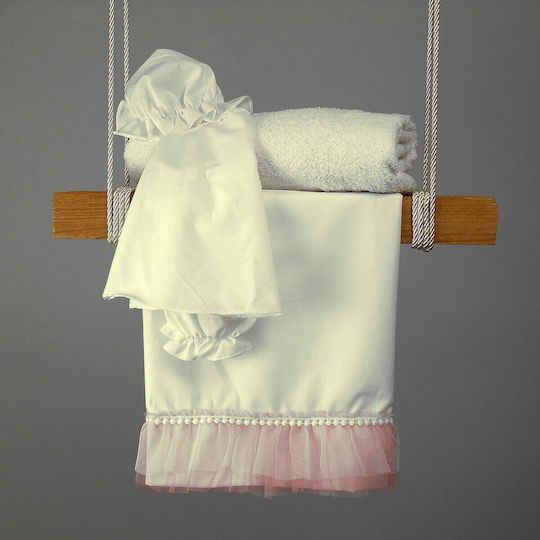 O nounos Christening Oilcloths Set Ecru