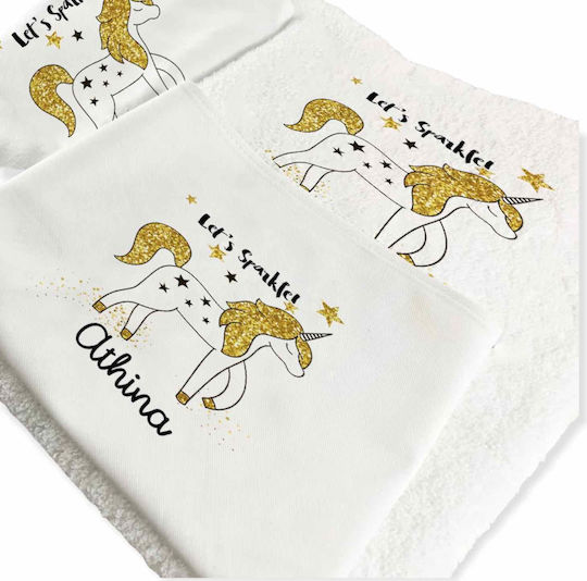 Λαδόπανα Βάπτισης Bonjour Bebe 20021 Unicorn