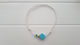 Baby Unicorn Taufe Anhänger Armbänder Blau 50 Stück