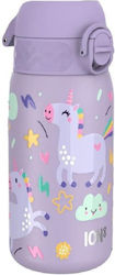 Bottle Thermos Unicorn Non Spill 400ml Purple