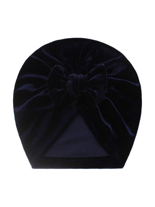 Velvet Blue Turban Melia