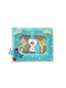 Kallisti Glass Kinder Fotorahmen Glas Hellblau