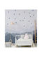 Pom Le Bonhomme Regentropfen Blaue Kinder Wandsticker