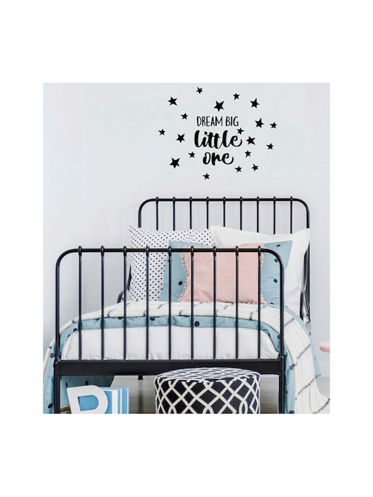Pom Le Bonhomme Dream Big Little One Black Wall Stickers