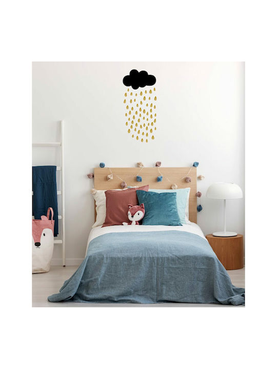 Pom Le Bonhomme Cloud Raindrops Wall Stickers