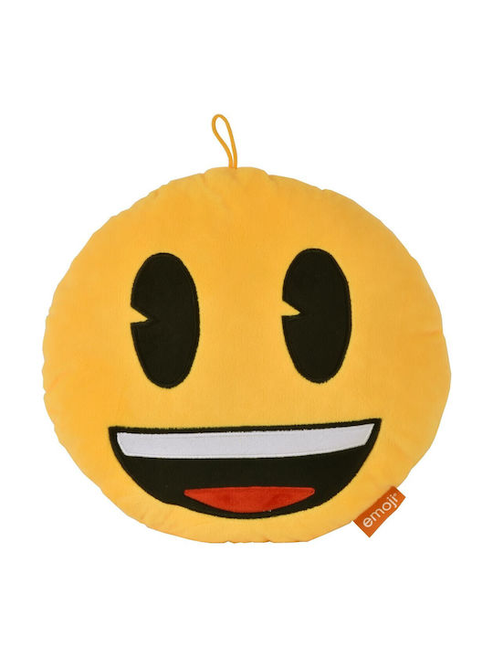 Μαξιλάρι-φωτογραφοθήκη Emoji Smiley Face 30x30εκ