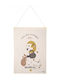 Decorațiuni De Perete Pentru Copii Nattiot Little Aquarius Natural 40x50 100% Bumbac