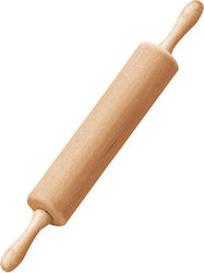 Karageorgos Bros Wooden Rolling Pin Rotating Beech 40 cm x Thickness 6 cm 1017
