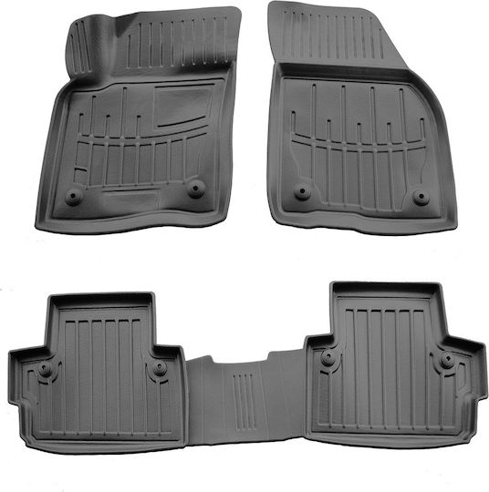 Umbrella Set Covorașe Față și Spate 2buc din Furtun pentru Volvo C30 2006-2012 Negre