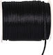 Nylon Satin Mouse Tail Laces 2mm per Roll 50 Meters Black