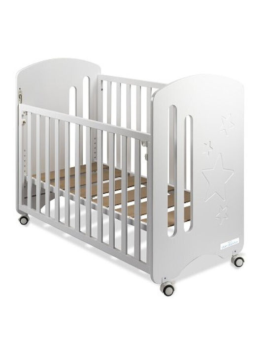 Interbaby Бебешко Креватче Star Бял за Матрак 60x120см