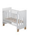 Interbaby Бебешка Люлка Бяла с Матрак 60x120см