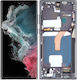 Screen OLED with Touch Mechanism and Frame for Samsung Galaxy S22 Ultra 5G S908B (Black)