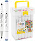 MG Toys Fine & Chisel 24 Drawing Markers